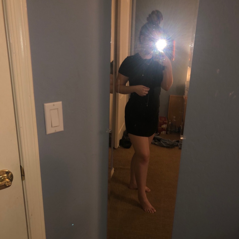 Black tshirt dress
